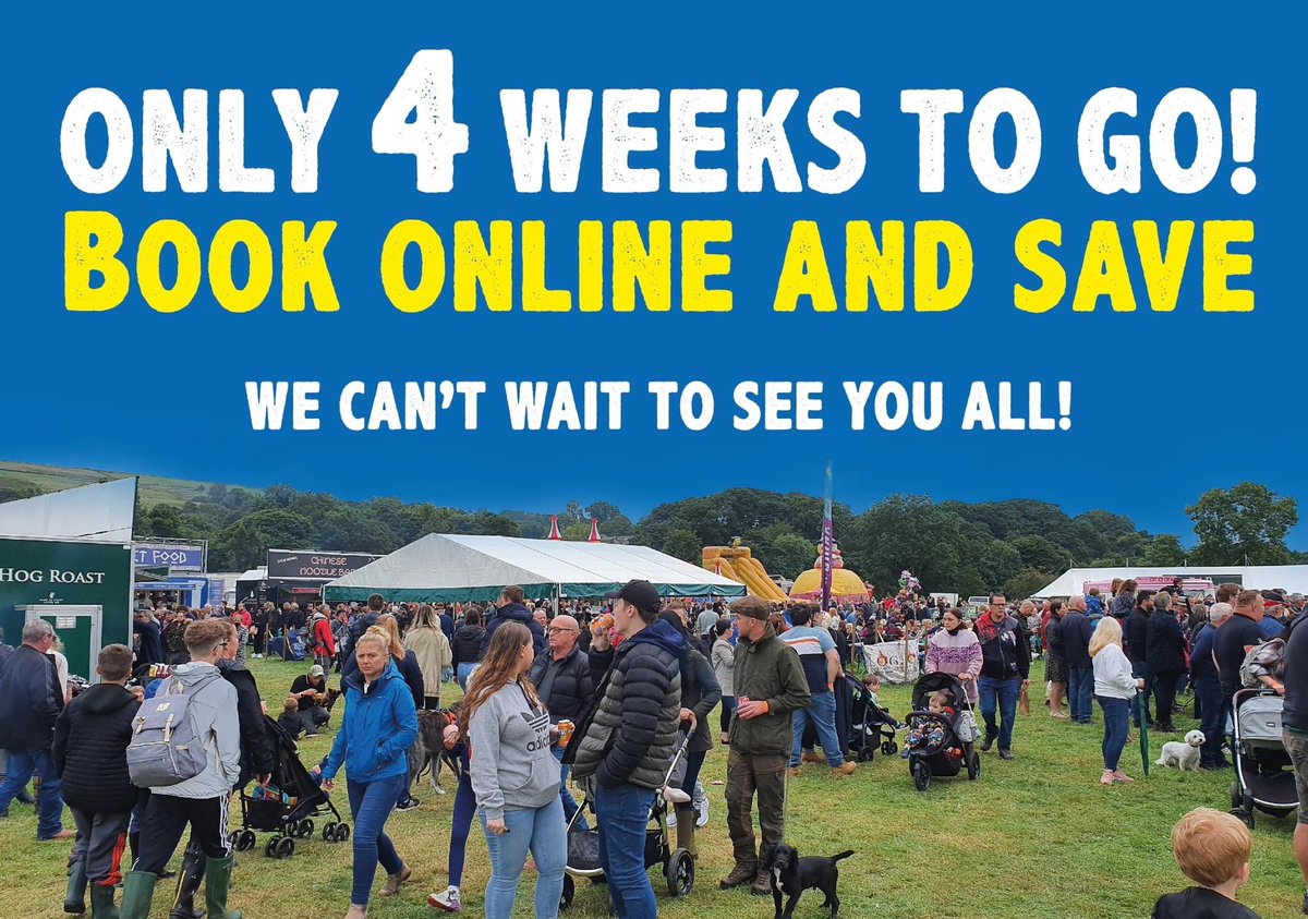 Get your tickets here....
wolsinghamshow.co.uk/buy-tickets