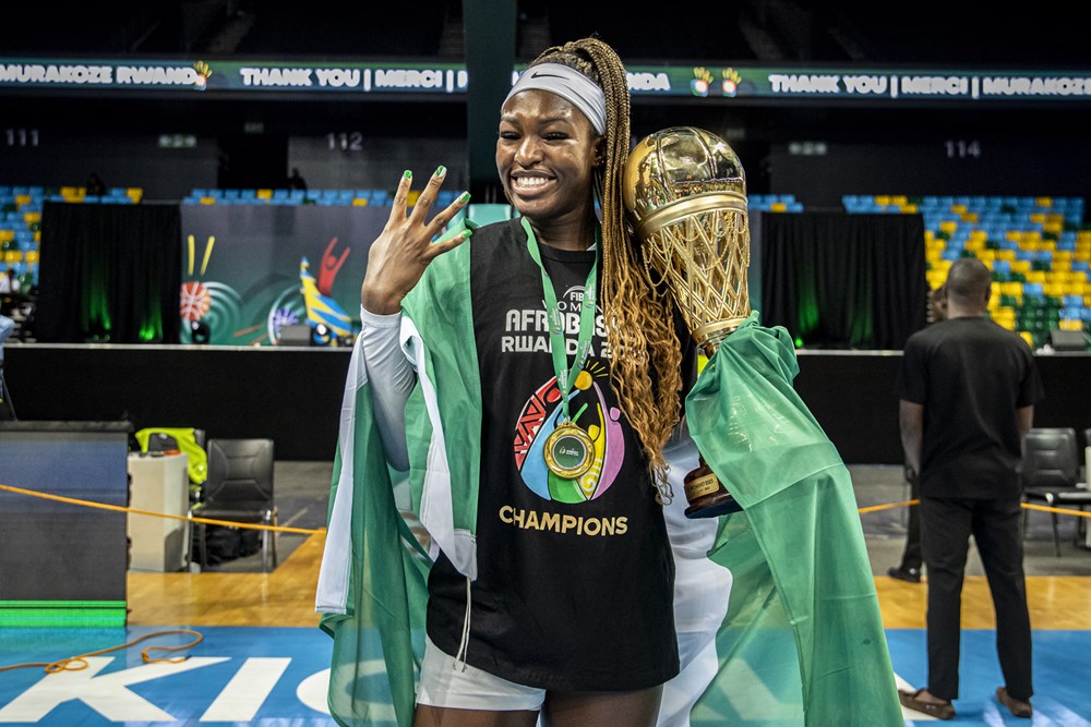 Congratulations to 𝐅𝐎𝐔𝐑-𝐏𝐄𝐀𝐓 African Champions D'Tigress.

Queens 👑