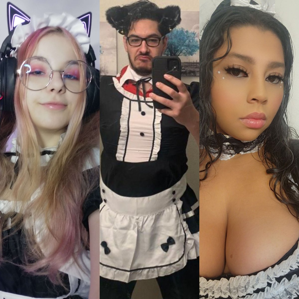 _Vexandra_'s tweet photo. 🖤LIVE NOW!🖤 maid stream! Sub goal 16/30 when 20 subs: karaoke 30:subs kitty dance! @LuciferSithLord @Goru_Sama_ @Slavsquatchh #maid #streaming #ContentCreator https://t.co/frFiF2udSP