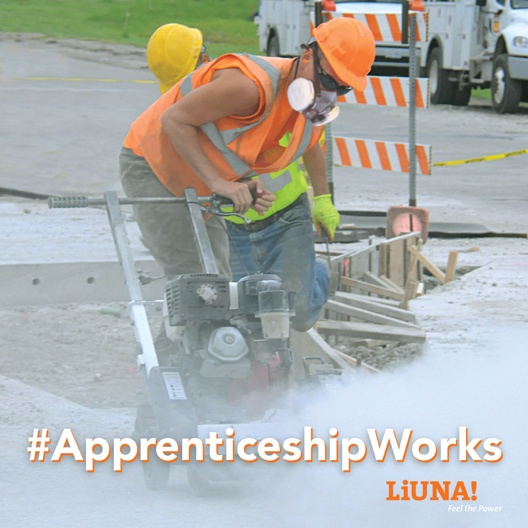 LiUNA264's tweet photo. #EarnWhileYouLearn #GoodPay #Pension #LiUNA #FeelThePower https://t.co/NFRLOxfgjm