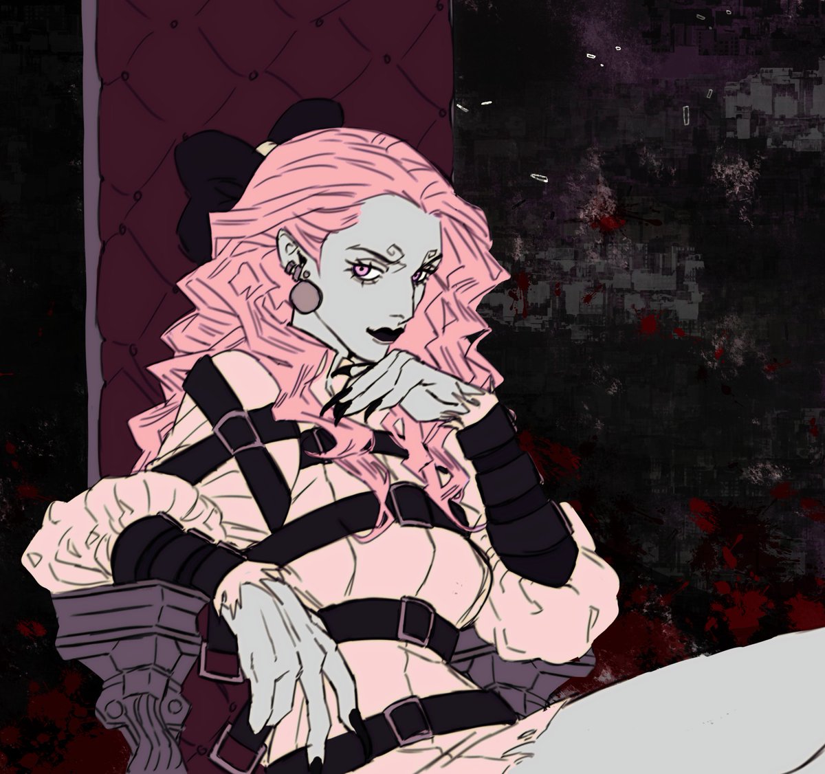 pretty lady (she belongs in an asylum, she is deranged)