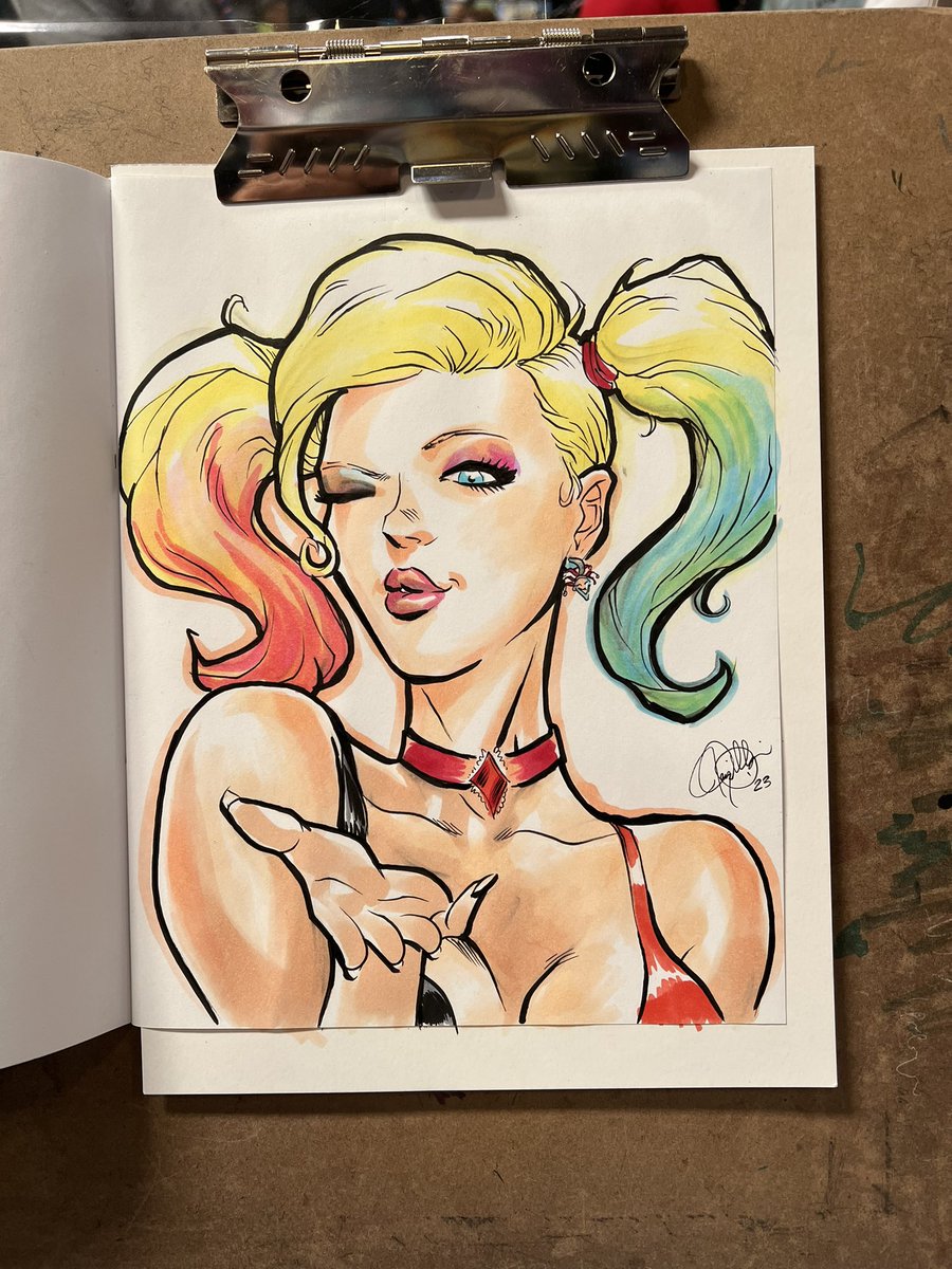 jdgillespiejr's tweet photo. Harley commission sketch at Bell County CC 23
#comics #comicart #comicbooks #art #artist #bellcountycomiccon #sketch #scribble #harleyquinn #severedsoulscomic #dimensioncomics https://t.co/qGLcnZkQoZ