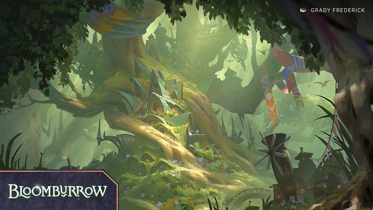 mtgjp's tweet image. リスにカエルにネズミに兎！『Bloomburrow』（邦題未定）は、これまでで最もキュートなセットになる予定です。
 
本スタンダードセットの主役は擬人化された動物たち。そう……人間の存在しない次元が舞台となります！

#MTGBloomburrow #mtgjp