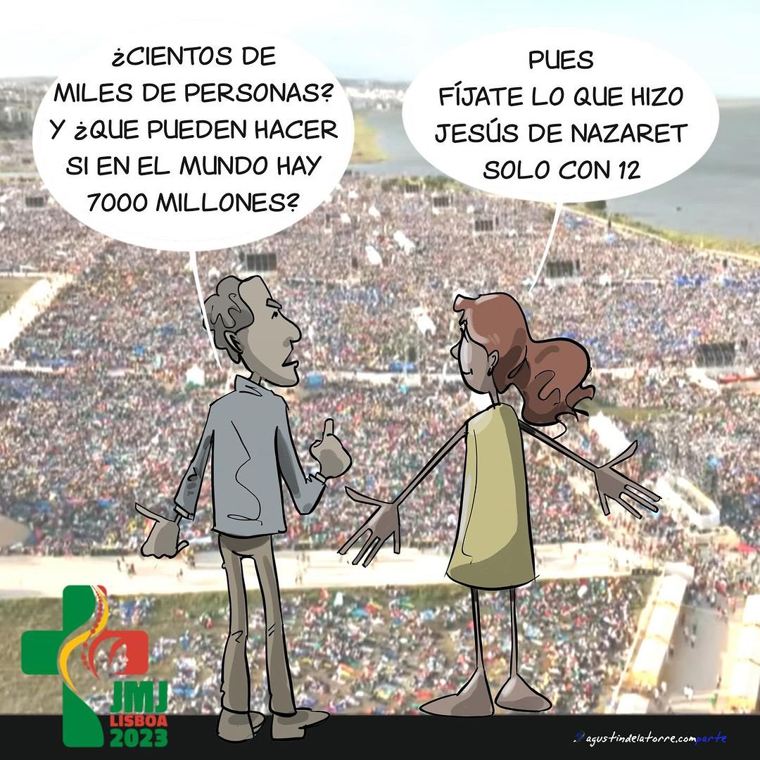 xiskya's tweet photo. 12 cambiaron el mundo... Estos cientos de miles llevarán "algo" de Jesús ahí donde vayan. https://t.co/wAgDHN5kLK