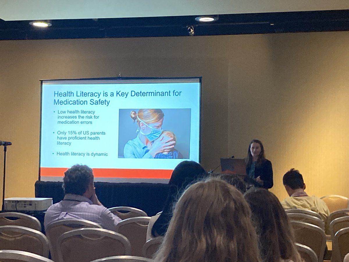 How can we reduce discharge medication errors in hospitalized children? @alisonrcarroll @VUMCChildrenPHM just shared her RCT focused on health literacy based interventions. #PHM2023