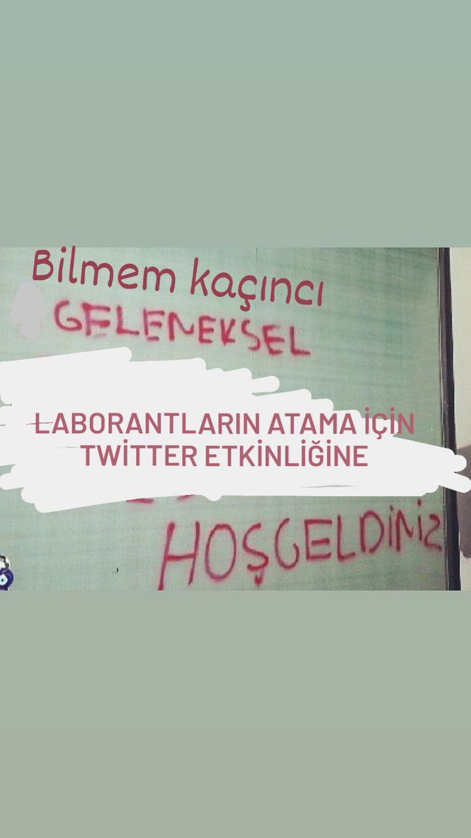 Bakanım <a href="/drfahrettinkoca/">Dr. Fahrettin Koca</a> bizi atayın artık
#TıbbiLaborantaAdilAlım