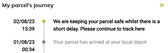 Joe1080p's tweet photo. @YodelOnline Tell me you've lost my parcel without telling me you've lost my parcel https://t.co/hOk6xo9dnO