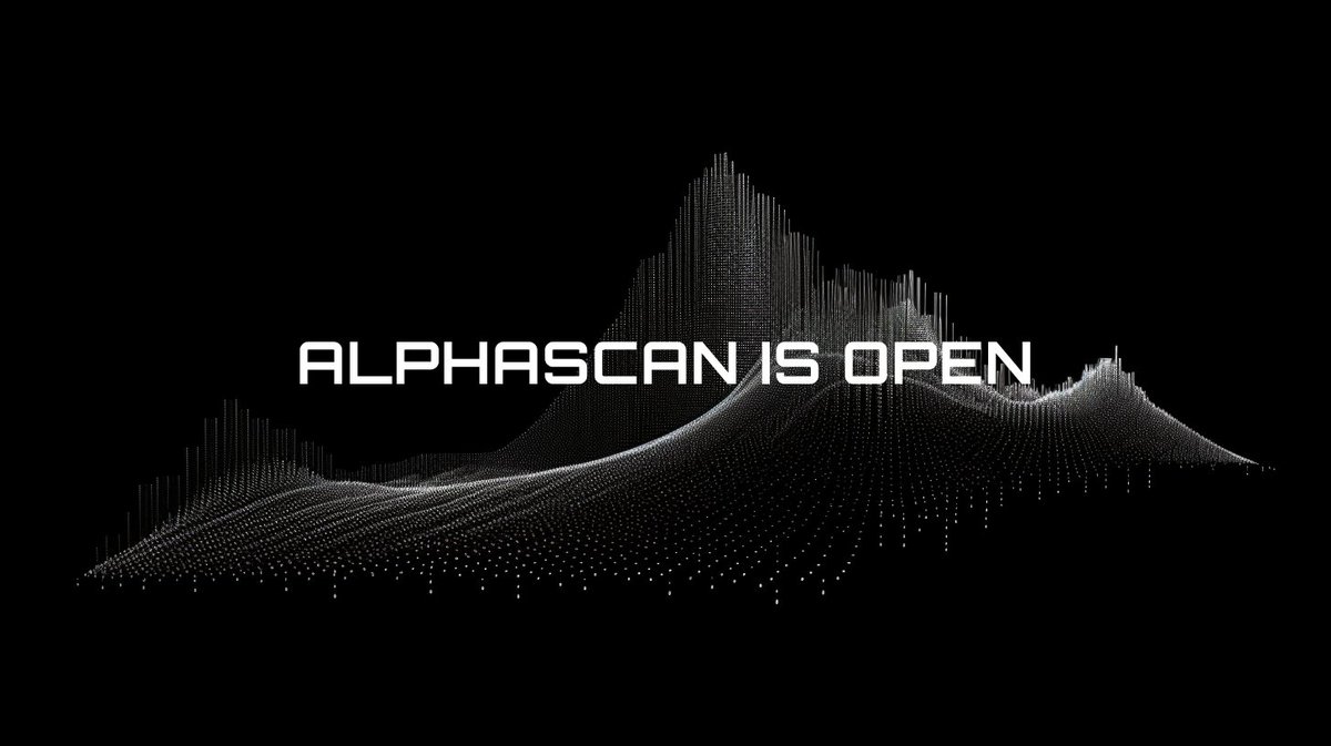 ALPHASCAN IS NOW LIVE FOR EVERYONE🔥

You can now access our app without an invite. There will still be an input box coming up, but you can just continue without an invite code🫡

Expect some fire😤🧠