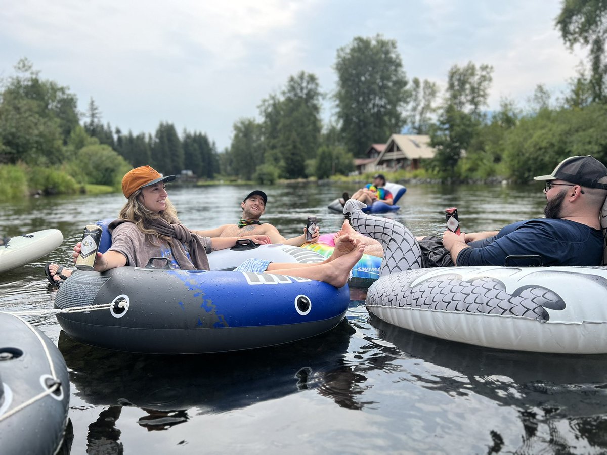 Best when floating down the Yakima River… 

Always make sure whatever you pack in, you pack out! Leave no trace. Drink responsibly! 

#SummerVibes #CleElum #RiverFloat #PNW