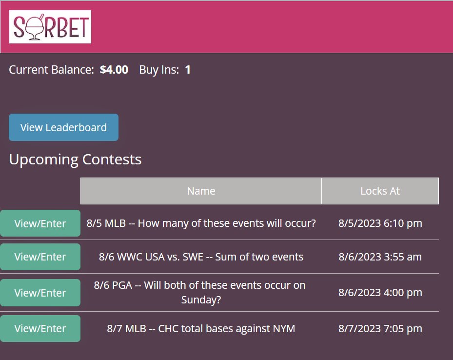 JStocksSmith's tweet image. Upcoming contests for my new math game Sorbet. Free to play! $25 cash prizes! Check it out at sorbetgame.com