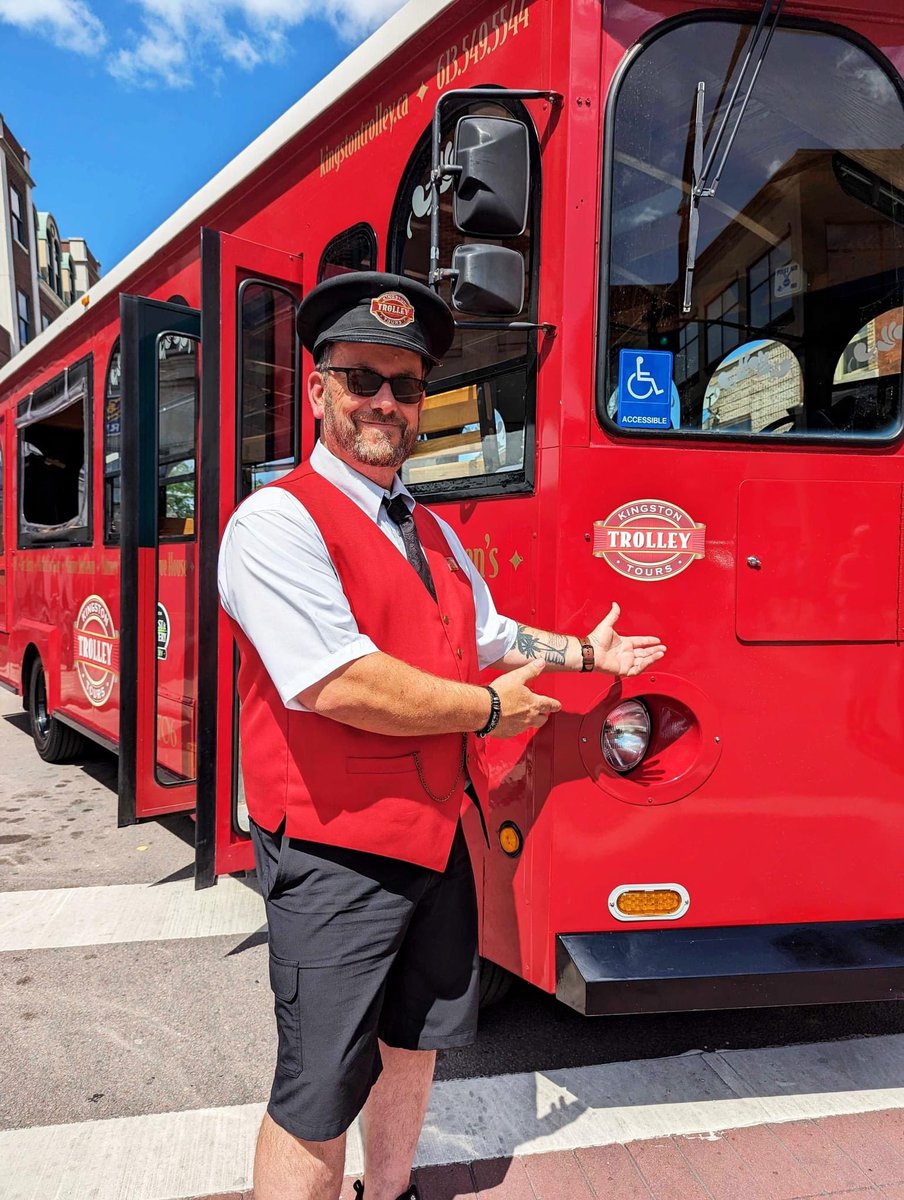 Look at our fabulous team at the Princess St. Promenade! It's been a beautiful day in <a href="/downtownktown/">Downtown Kingston</a>: prizes were won, good conversations were had and folks have had lots of fun hopping on the Trolley!