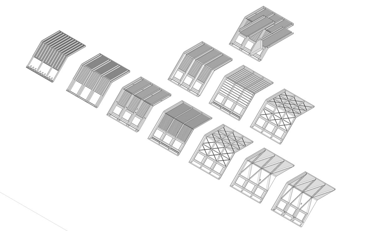 shapearch_'s tweet image. Test prints of possible rooftop structures for a confidential residential project. From diagram to 3D model, these different forms of iteration allow our team to test out various considerations. What do you think? #SHAPEArchitecture #modelmaking #3dprinting #designprocess