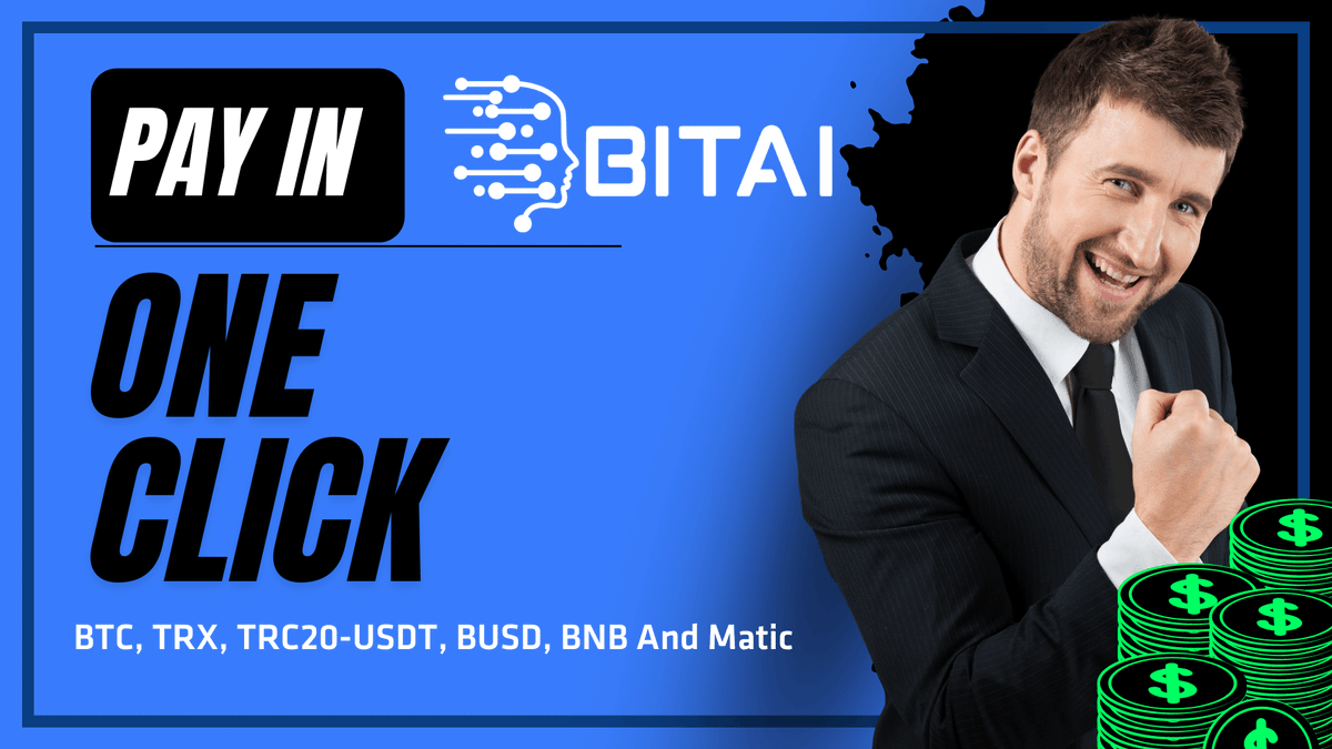 bitaiarbitrage's tweet photo. #PayInOneClick

🔹Login To Your Dashboard
🔹Select The Package As Per Your Budget
🔹Scan The QR Code As Per Your Choice With Your Wallet And Pay In One Click.

Note: Remember to pay the exact amount mentioned on the screen.
#bitai #onlinetrading #cryptotrading #aibot #aitrading https://t.co/nHwEUUUba6