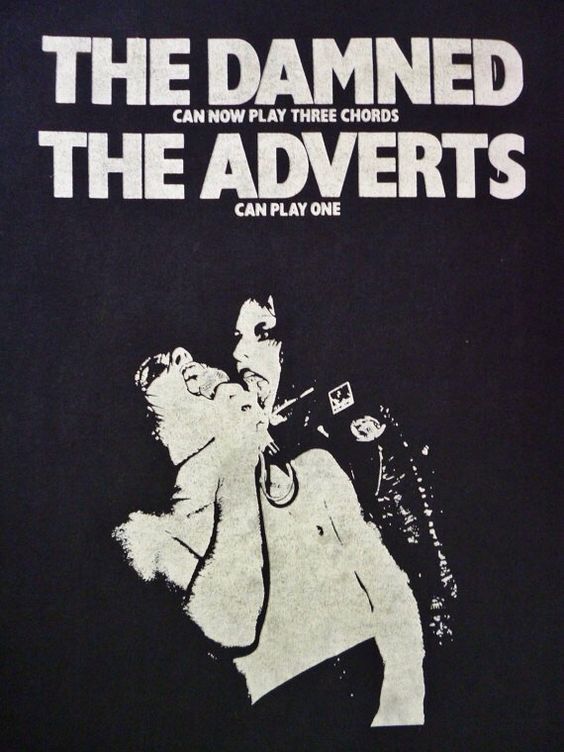 'I can’t remember the actual quote. It went out on Stiff Records, and they sent us out on tour with The Damned. The byline for the tour advert was “The Damned can play three chords, The Adverts can play one. Hear all four at…..' #GayeAdvert
#punk #punks #punkrock #theadverts