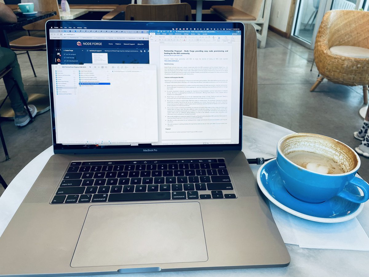 Node_Forge's tweet photo. A #nodeforge #devlife kind of day. Drafting a proposal for the @XinFin_Official community at https://t.co/PLvchoxx4B. A project we really like and have supported for a couple years now. https://t.co/MUMSXGpS2f