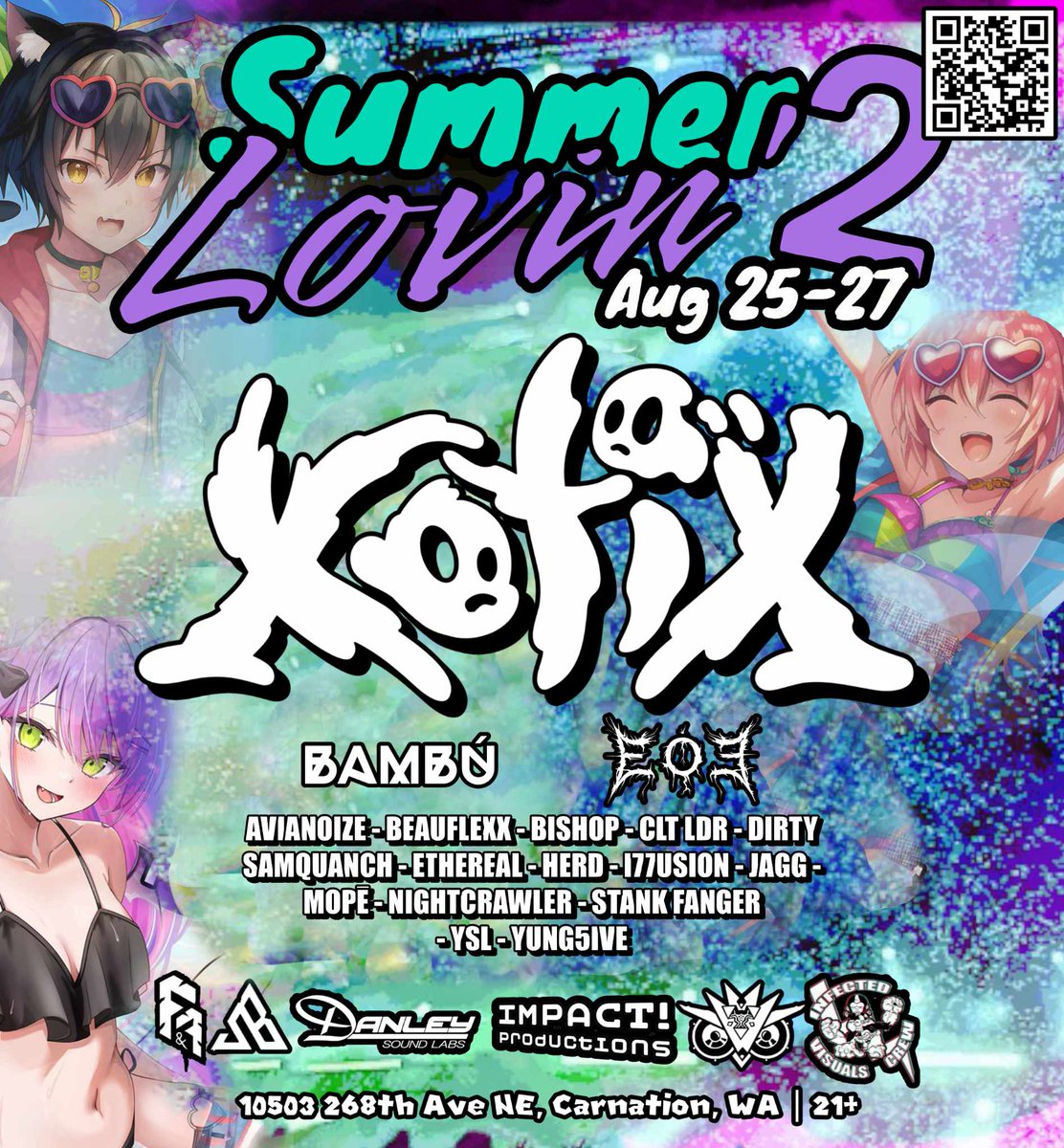 ARE YOU READY FOR THE FESTIVAL OF THE SUMMER?
We have the honor of being part of SUMMER LOVIN 2
ft our founders <a href="/dontgender/">eximious (crumbdumpster)</a> and <a href="/Alice_of_Sin/">Alice of Sin</a> on the decks, along with an all star lineup of the best of hardcore and bass.

2 stages. 3 days. Nothing but awesome. Tix below 👇