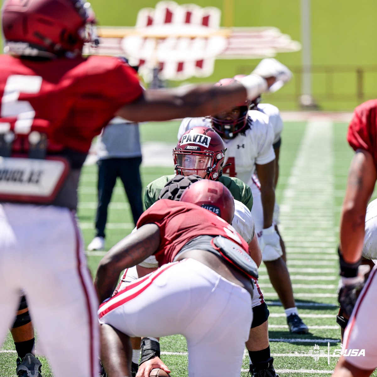 NMStateFootball's tweet photo. Three more Saturdays.🔒

#AggieUp x #HHLP https://t.co/w4xnsYggCl
