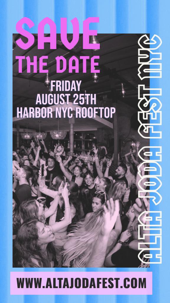 Siempre fue un sueño mío poder organizar un evento en NYC y ahora el 25 de agosto se hace realidad 🤯