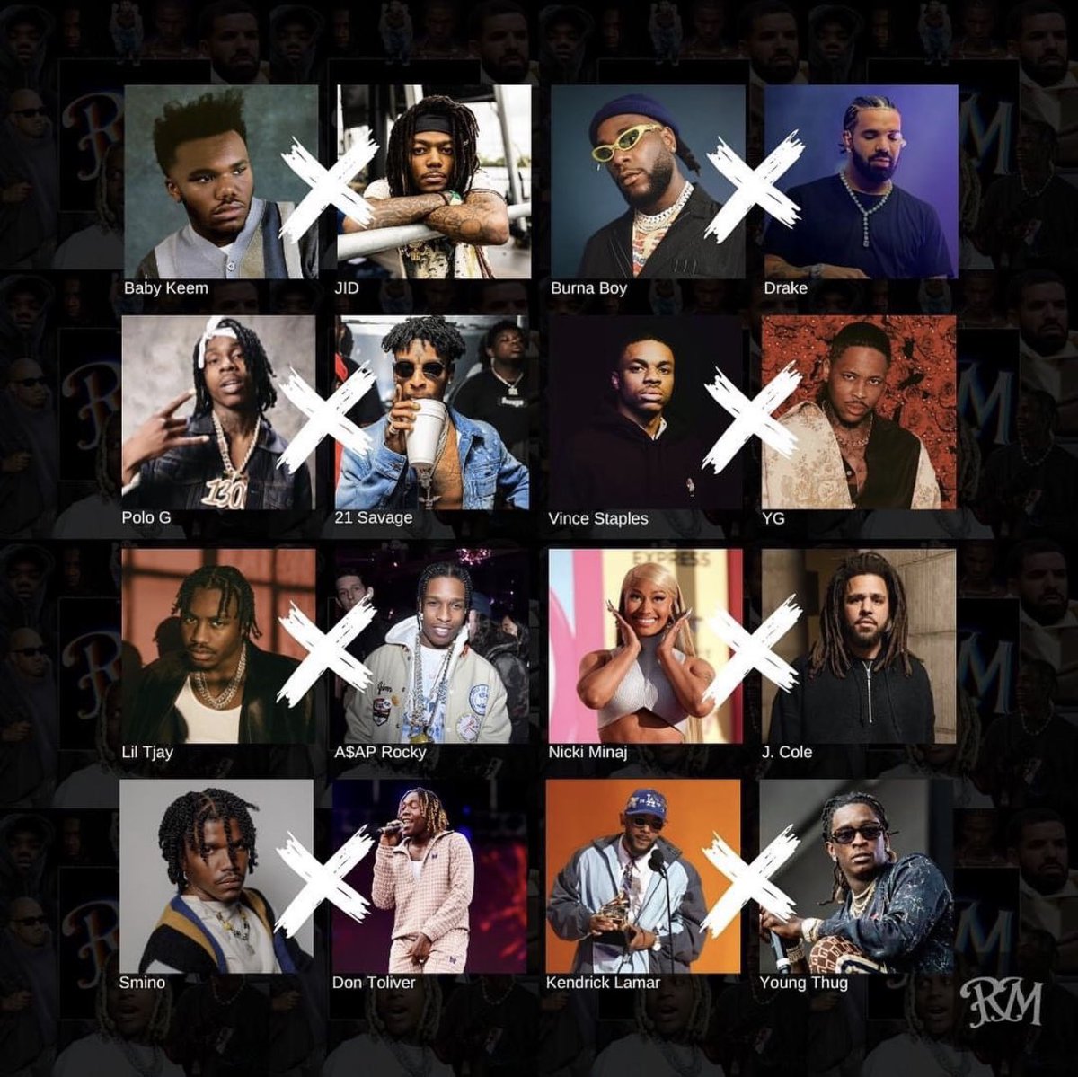 Rappers that never made a song together but ABSOLUTELY NEEDS TOO! 🔥🔥🔥 #trapnpoetry #hiphop50thanniversary