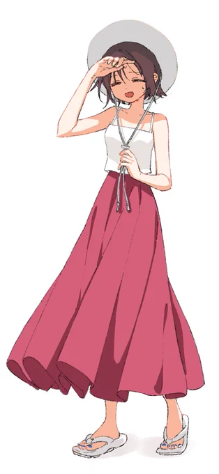 8月の女の子