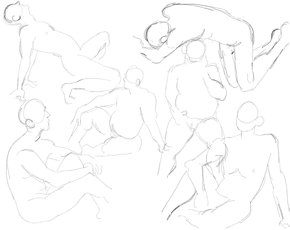 wheatcentennial's tweet photo. have been struggling to draw lately so trying to do some figure drawings.. https://t.co/wGaJSzh8y6