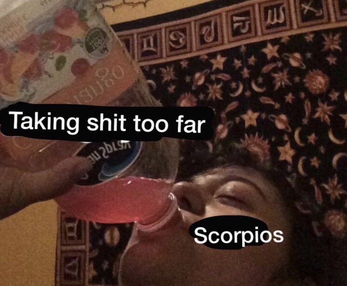 iamsouljabrasi's tweet photo. Scorpios be like https://t.co/YiLgHi4etF