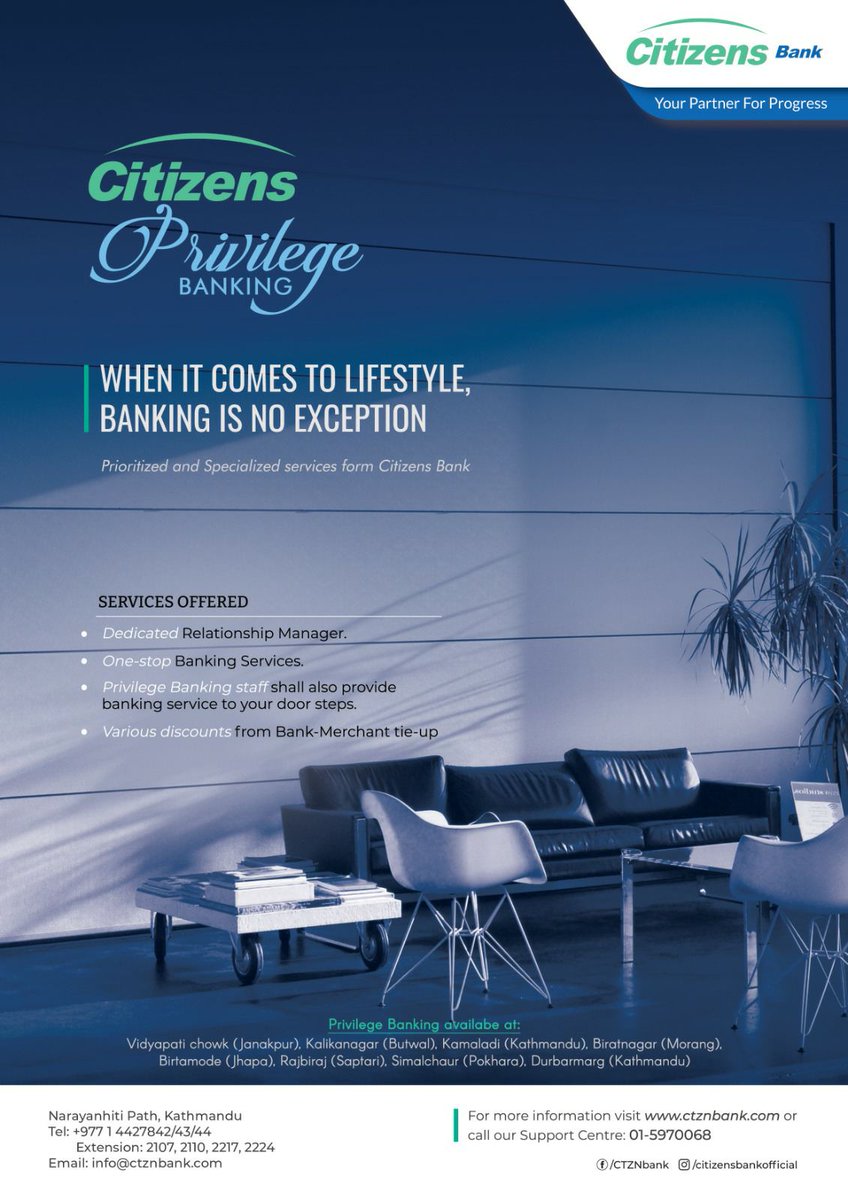 CitizensBankIn1's tweet photo. ✨Citizens Privilege Banking ✨
#citizensbank #yourpartnerforprogress #ctznprogress #privilegebanking https://t.co/24Axp03XBc