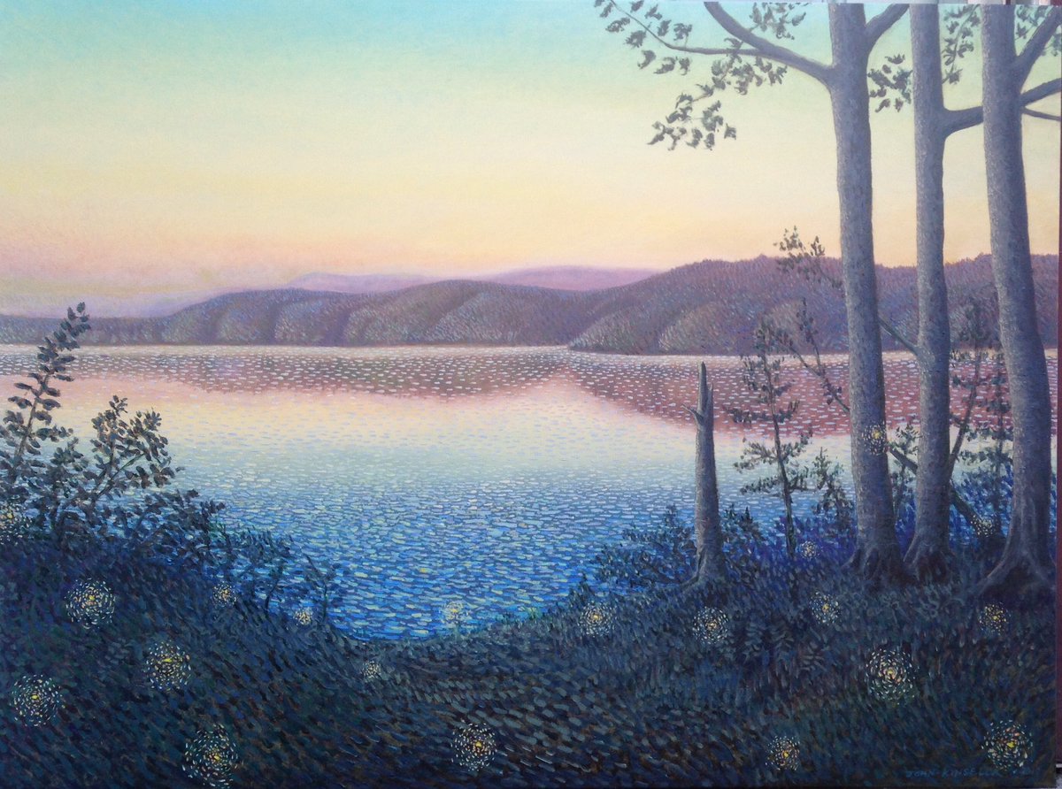Fireflies, Princess Point 2019
Oil on canvas 
30 x 40 inches 
#art #artlover #oilpainting #painting 
<a href="/Anishinabe_Life/">William</a> <a href="/peac4love/">Ceni</a> <a href="/worthSeeingPic/">Worth Seeing Picture ©</a> <a href="/kimahesse/">Kimberly Hesse</a> <a href="/HamArtsCouncil/">Hamilton Arts Council</a> <a href="/OttoOvergaard/">Otto Overgaard</a> <a href="/sharon_coco/">Sharon McCarry</a> <a href="/RobinStanfill2/">The Birdcage🪿</a>
