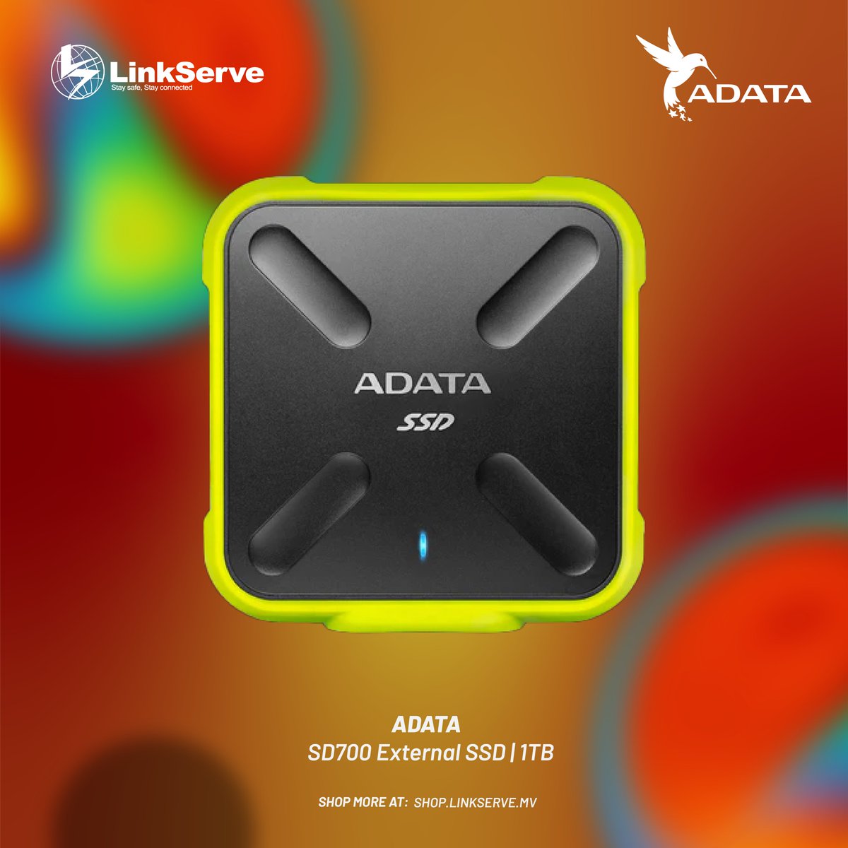 The SD700 arrives as an IP68 dust and water proof durable external SSD with 3D NAND Flash.

To buy online: rb.gy/5dm28