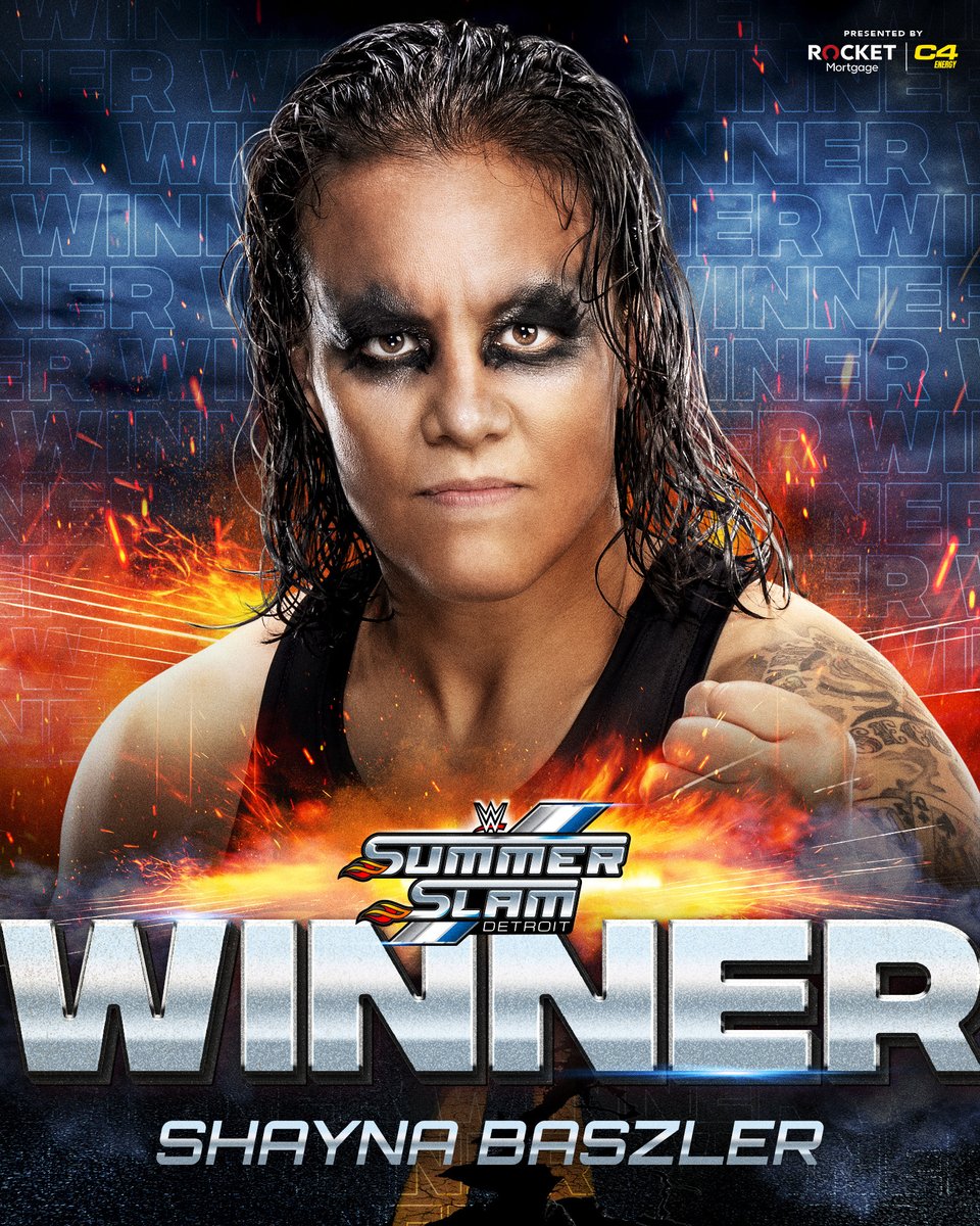 WWE's tweet photo. The winner of the #MMARules match at #SummerSlam is @QoSBaszler! https://t.co/Di7nmNQ4I8