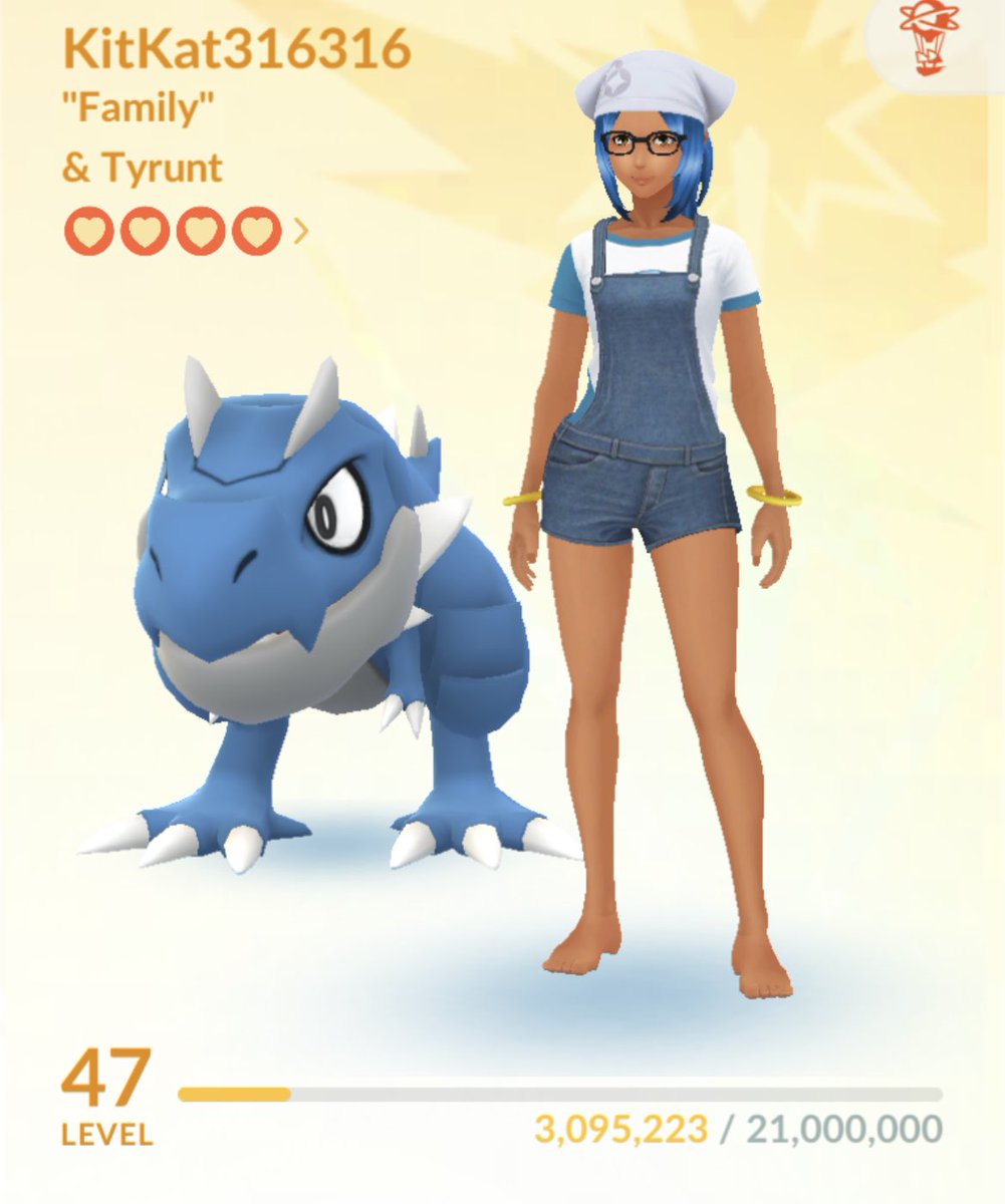 PoGoFan13's tweet photo. I am PokemonHuntin13 and my wife is KitKat316316 on Pokemon Go. If you need to coordinate anything or want to add, please dm. We both appreciate all our friends on here! https://t.co/6S7DfTf55d