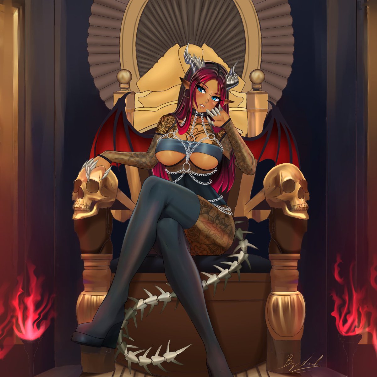 "You come here to beg before me again? The once Goddess of the Egyptian Skies turned dormant? Show me your devotion, and I might just heed your cries for mercy." 
I am Osiris, Egyptian God of the Dead, by @LamloSenpai 
#VTuberEN #VtubersUprising #Vtuber #yugioh