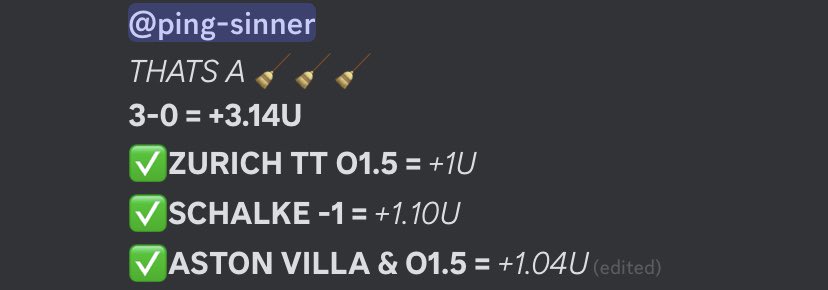 THESINNERSPICKS's tweet photo. A LOVELY SATURDAY 😎
3 PLAYS POSTED AND A 🧹🧹🧹 https://t.co/HDb33rPZSc