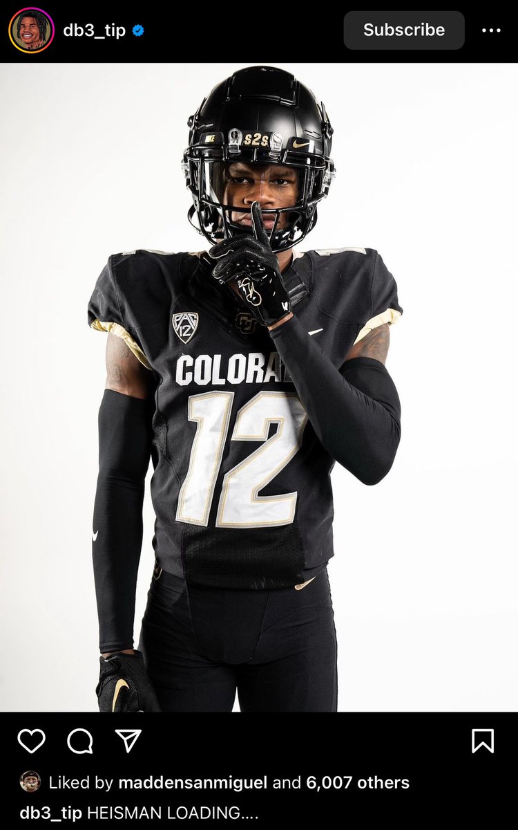 Travis Hunter on Instagram: 

“HEISMAN LOADING…” 👀

on3.com/db/travis-hunt…