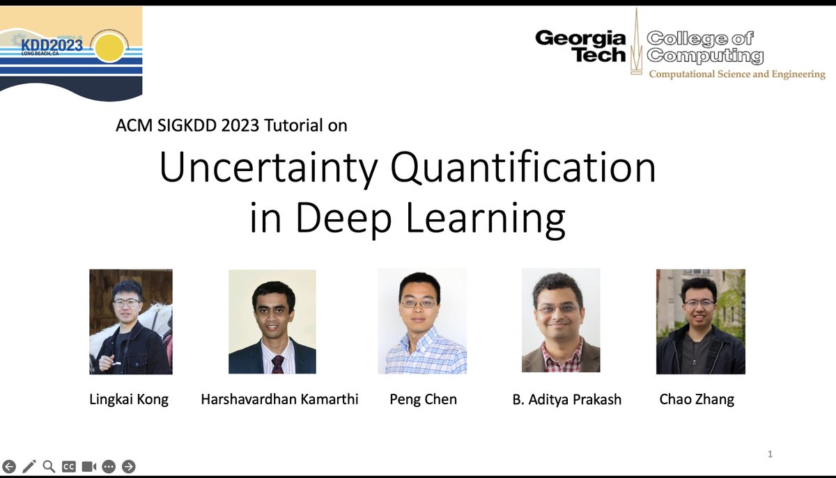 konglingkai_AI's tweet image. We will present our #KDD tutorial on “Uncertainty Quantification in Deep Learning” at 1-4pm, Aug. 6th. We will discuss recent progress in uncertainty-aware DNNs and their applications across various domains. Welcome to attend &amp;amp; engage with us! (lingkai-kong.com/kdd23_tutorial/) @kdd_news