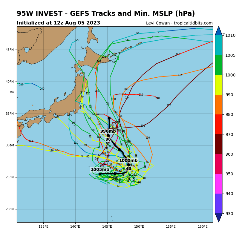LimWeather's tweet photo. As of late, we have #Invest95W, E of #iwojima, #TokyoPrefecture; forecast to head N as per consensus between #GFS, #ECMWF, #NAVGEM and #GEM models; interests in E #Japan incl E #Hokkaido should keep an eye on this closely
#Tropicswx #wxtwitter #95W #Lan #Saola #台風7号 #台風8号 https://t.co/6iDr86fAQP