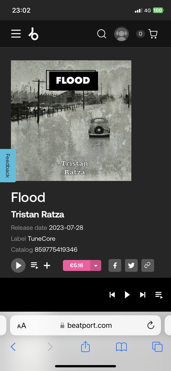 RatzaTristan's tweet image. FLOOD EP now also on beatport. Check it out beatport.com/release/flood/…

#beatport #techno #NewRelease #technomusic #indie