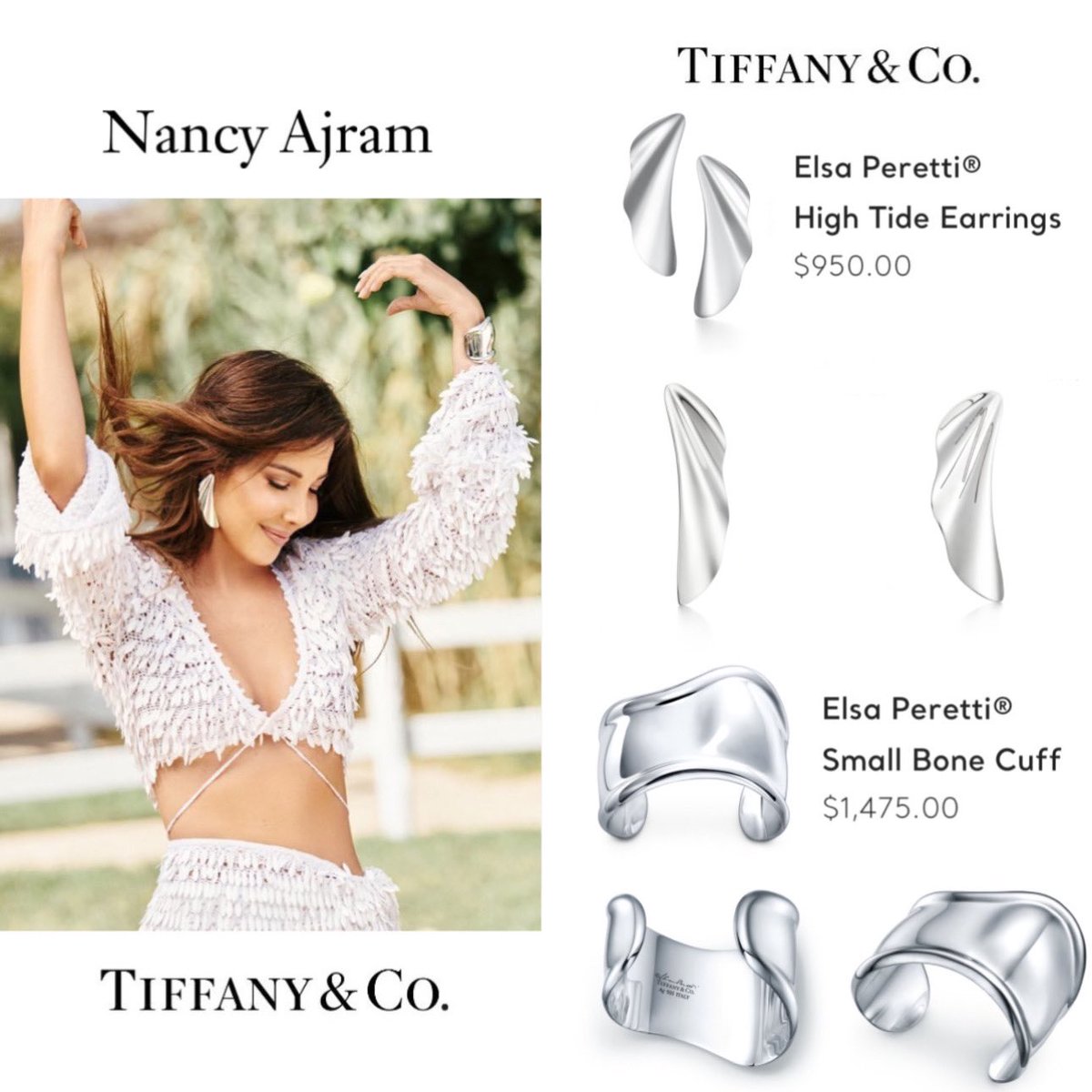 سفيرة دار المجوهرات العريقة #TiffanyAndCo  في الشرق الاوسط نانسي عجرم تطل في كليبها الجديد #تيجي_ننبسط  من مجموعة #ElsaPeretti

#TegyNenbeset #NancyXTiffanyAndCo #NancyXTiffany
