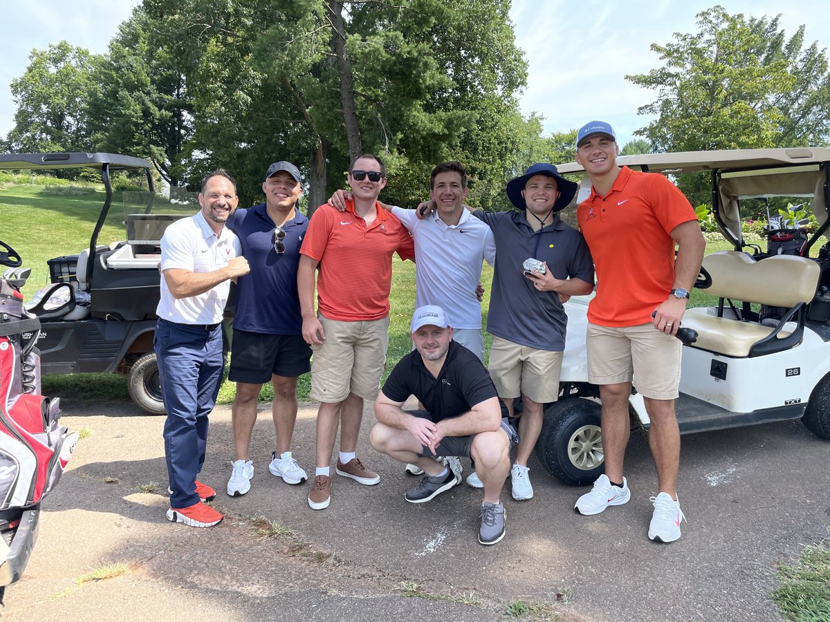 Thank you ⁦<a href="/CavalierWRSTL/">Cavalier Wrestling Club</a>⁩ for a great golf outing today. Great fellowship, funny stories and some terrible swings. Was a wonderful day. 😊
⁦<a href="/UVAWrestling/">Virginia Wrestling</a>⁩ ⁦<a href="/TrentPaulson/">Trent Paulson</a>⁩ ⁦<a href="/TP2USA/">Travis Paulson</a>⁩ ⁦<a href="/aiello_jay/">Jay Aiello</a>⁩