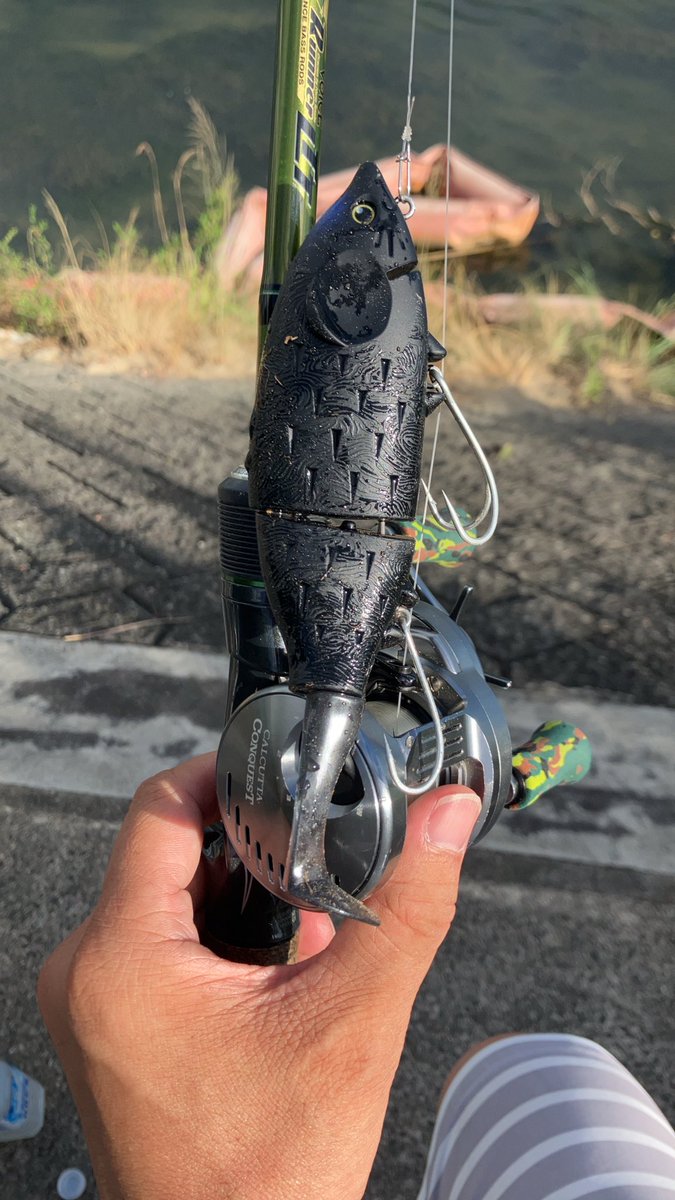 DefStump's tweet photo. プラカイバードでデカいの抜き上げでバラした後、チビが釣れた。
牛ネズミも釣れそうな動きしてた。 https://t.co/Gp87HzIE5C