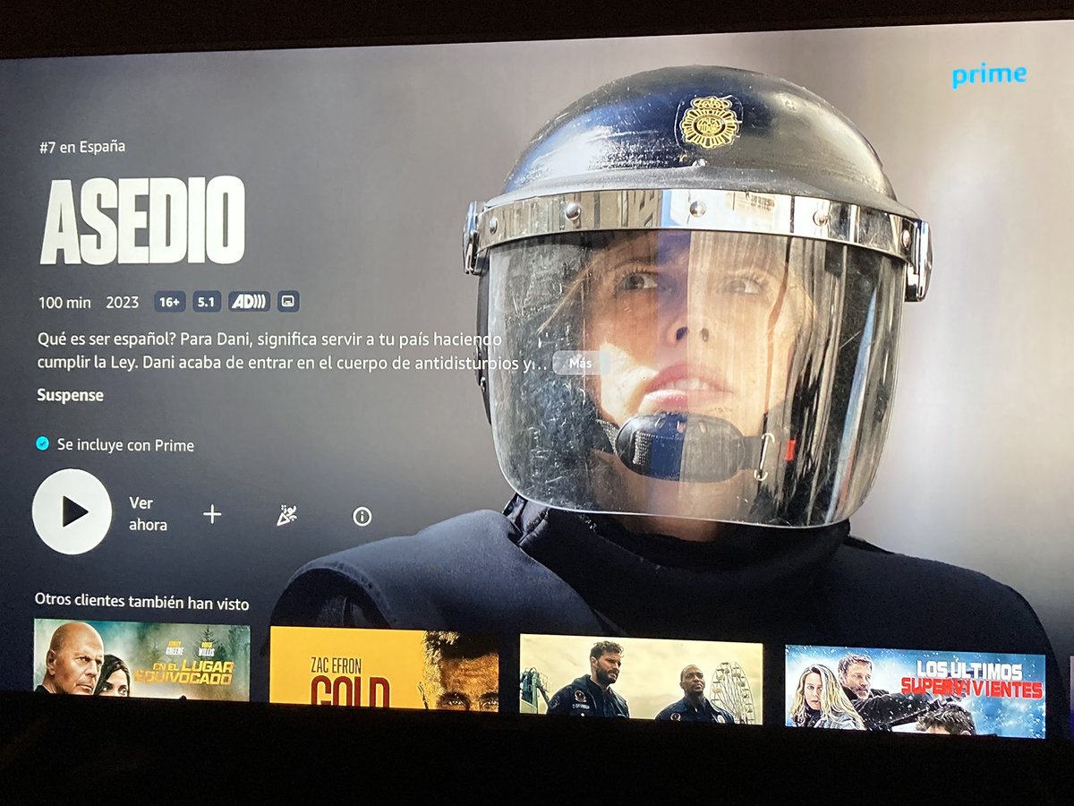 Solo he escuchado cosas buenas de “Asedio”. A ver qué hay de cierto en ello…