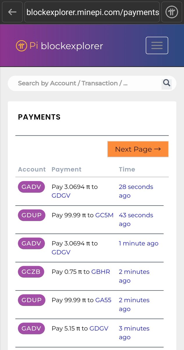 nonymoushack's tweet image. It would be useful to be able to filter searches by payment amount or other value... $PI
#BlockExplorer #PiNetwork