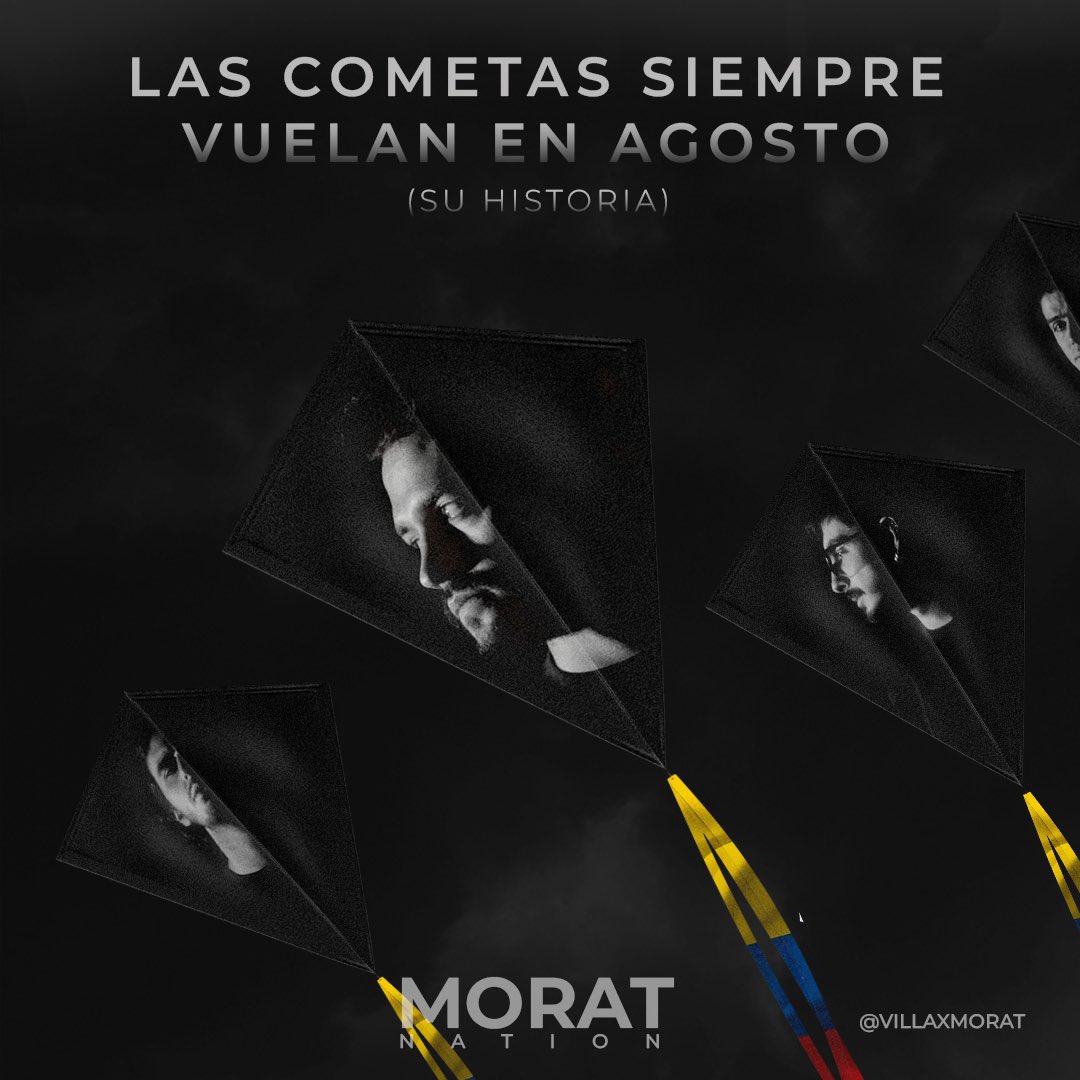 moratnation's tweet photo. LOS COMETAS SIEMPRE VUELAN EN AGOSTO 🪁 @villaxmorat 

Acá te contamos su historia y un poco de lo que hay detrás de esta canción. https://t.co/wBFBk3egQX