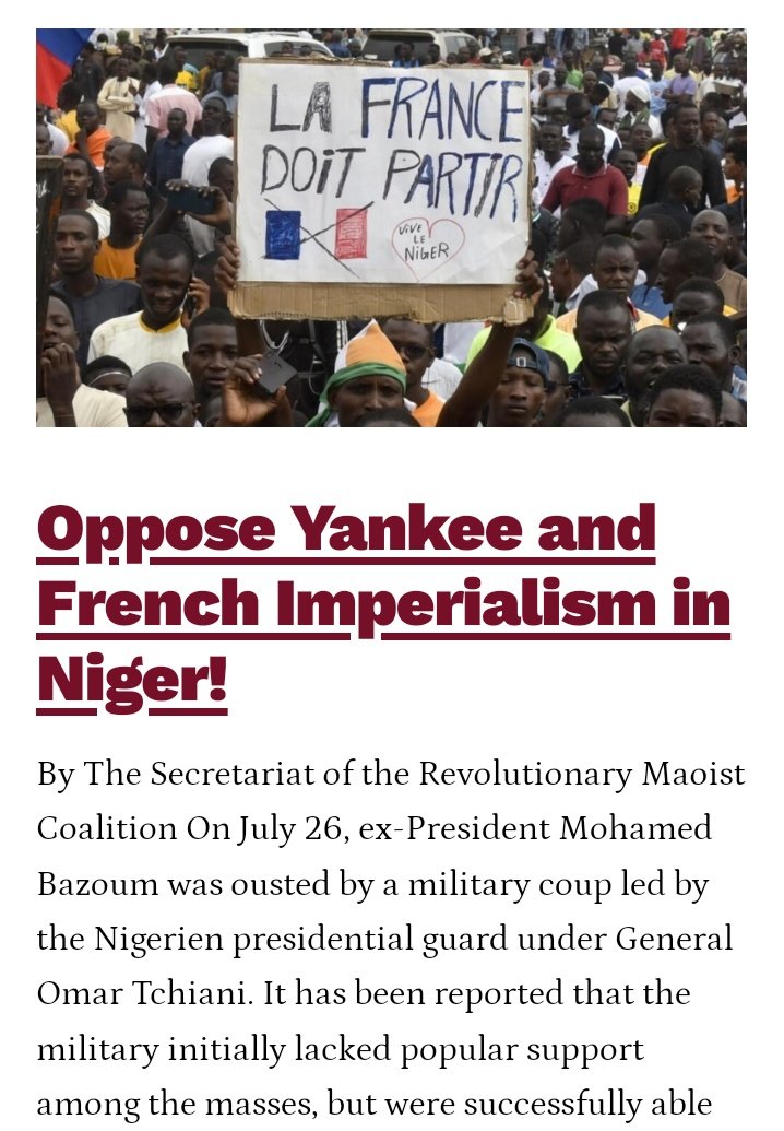 Revolutionary Maoist Coalition tweet media