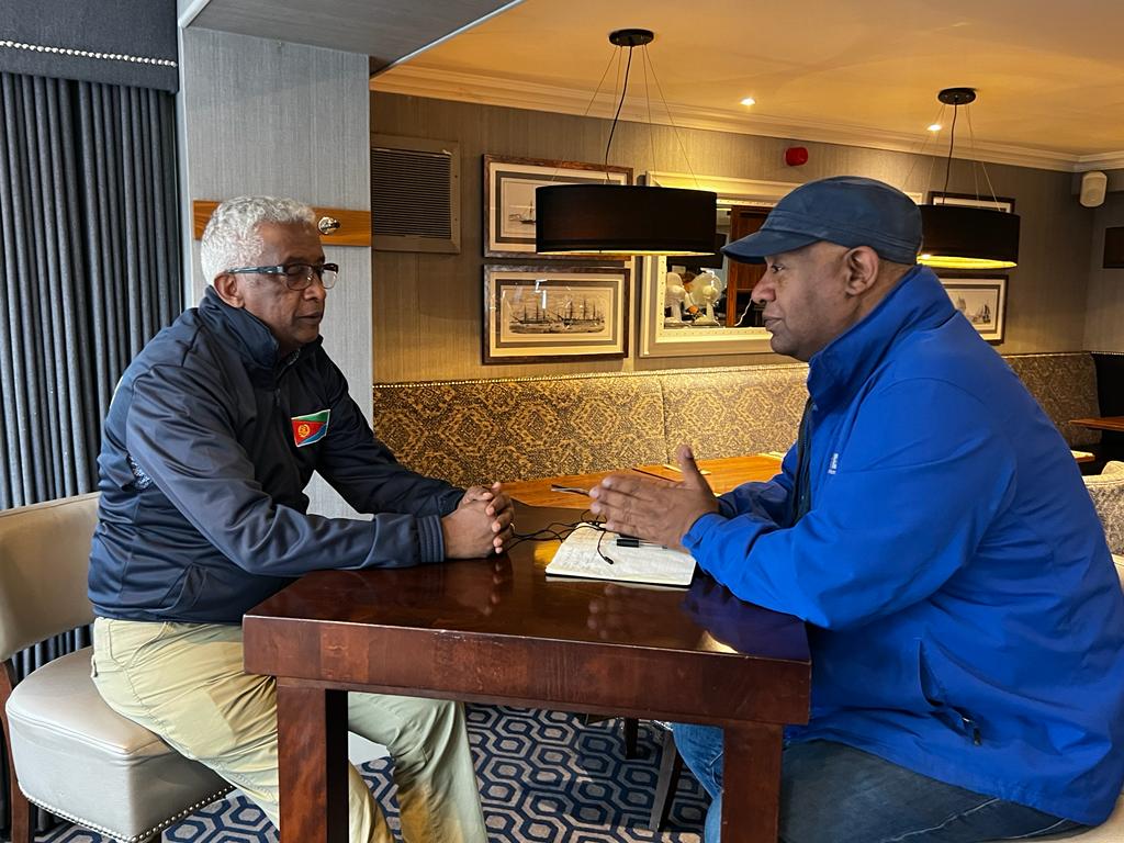 ytmn2's tweet photo. Coming up on #EmbassyMedia , Interviews with  the President of Eritrean National Cycling Federation Mr. Temesgen Reda, General Secretary,  Federation Mr. Misghina Haile, National Cycling  Coach Mr. Samson Solomon. #EritreaShinesAt2023 #DiscoverEritrea https://t.co/POrvnw3ytD