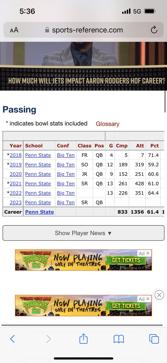 cjs2636's tweet photo. @bjkeyser87 @ChrisDokish He played in 1 more game than Clifford across the same number of years https://t.co/kYfkuaqdYp