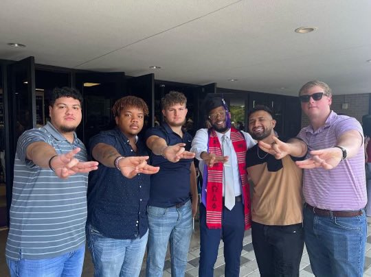 No matter what life throws at us we fulfill our number one goal, to graduate out brothers!

Congrats to our brother Chad Bernard Harris on graduating!