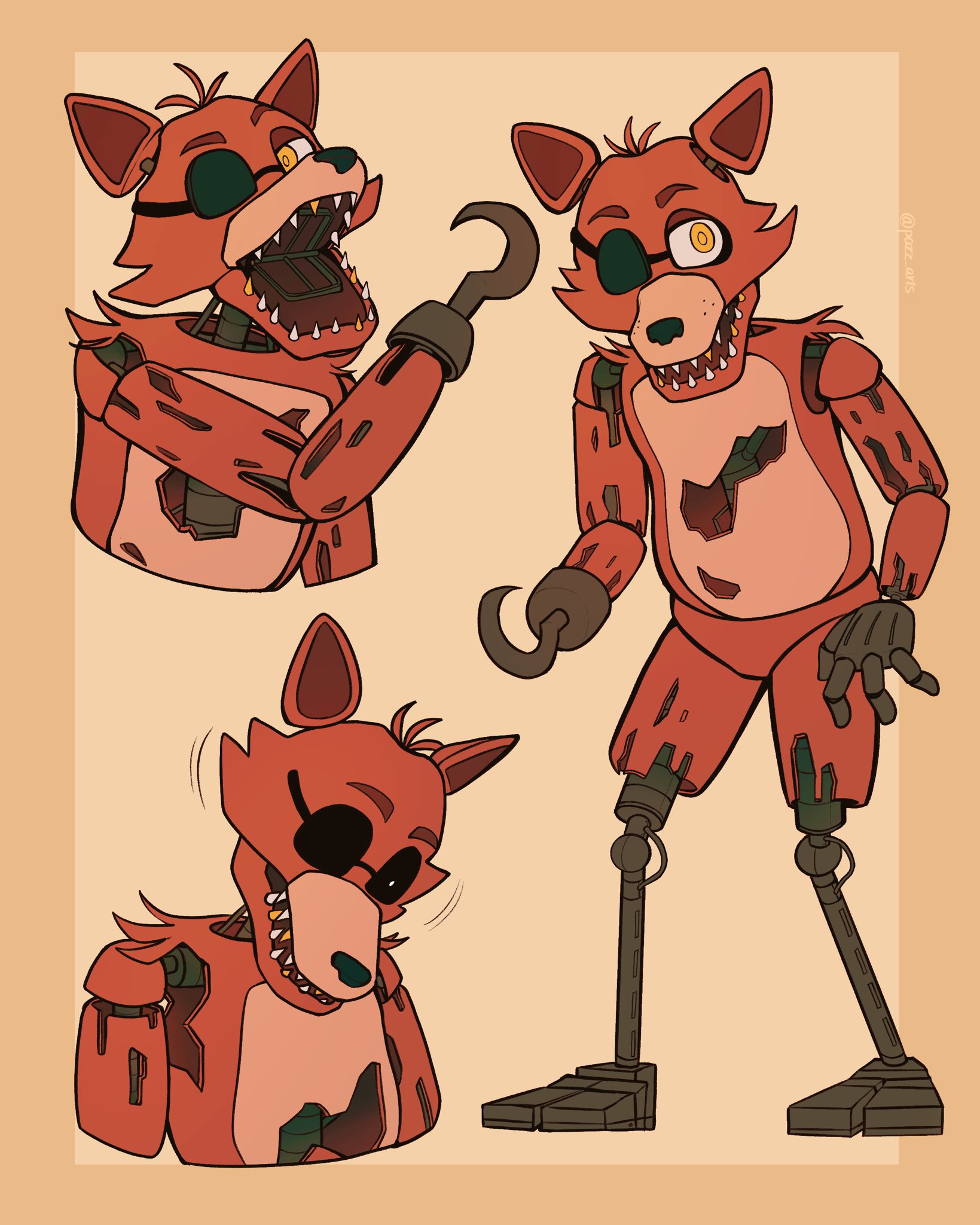 🫐Pazz Arts🫐 on X: What a cool lad here #FNAF #Fnaf2 #witheredfoxy #Foxy  #FoxythePirateFox #FiveNightsAtFreddys  / X