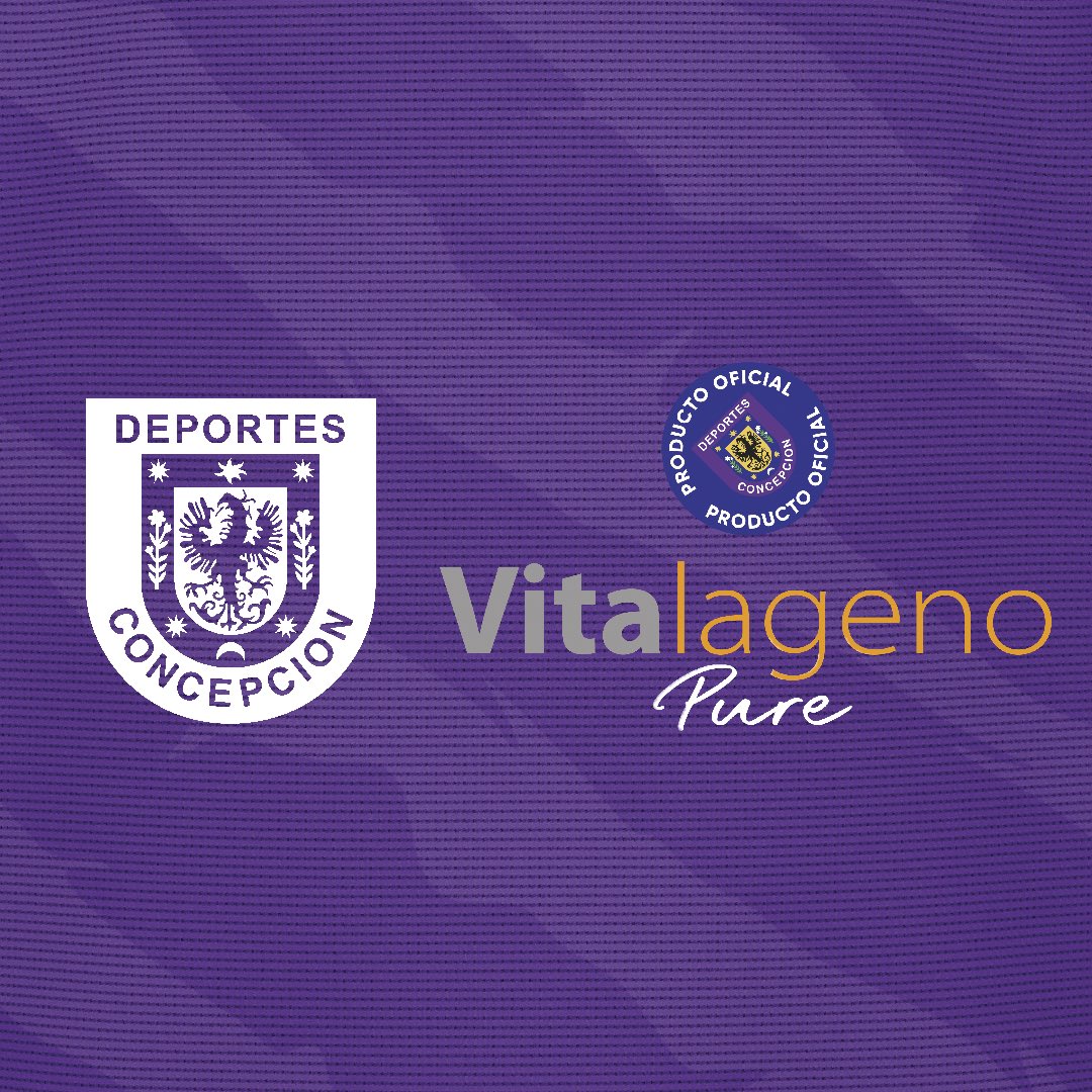 ¡Bienvenidos a Deportes Concepción! 🟣 Vitalageno, la marca que fortalece los huesos del León de Collao.

✅ Deportes Concepción suma una nueva alianza junto a Vitalageno, producto formulado con colágeno hidrolizado utilizado para estimular la producción de colágeno en el