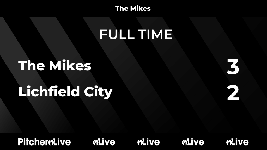 themikesfc's tweet photo. FULL TIME: The Mikes 3 - 2 Lichfield City
#THELIC #Pitchero
https://t.co/RQzc5Vitc1 https://t.co/PGPp8iBZis
